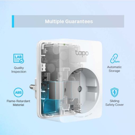 Εικόνα της Mini Smart Wi-Fi Socket TP-Link Tapo P100 v1 (2-pack)
