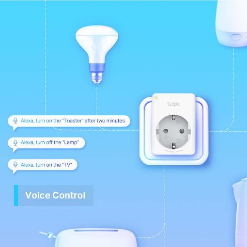Εικόνα της Mini Smart Wi-Fi Socket TP-Link Tapo P100 v1 (2-pack)