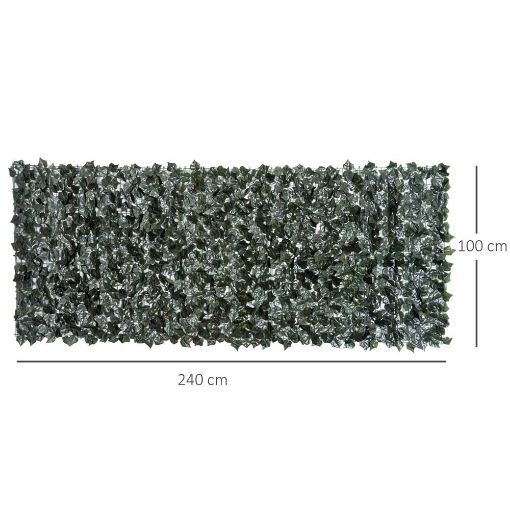 Εικόνα της Outsunny Φράκτης με Πλέγμα Φυλλωσιάς Anti-UV 240 x 100 cm 844-199