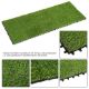 Εικόνα της Outsunny Συνθετικό Γρασίδι 10 Τεμάχια 30 x 30 cm Σκούρο Πράσινο 844-127