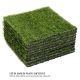 Εικόνα της Outsunny Συνθετικό Γρασίδι 10 Τεμάχια 30 x 30 cm Σκούρο Πράσινο 844-127