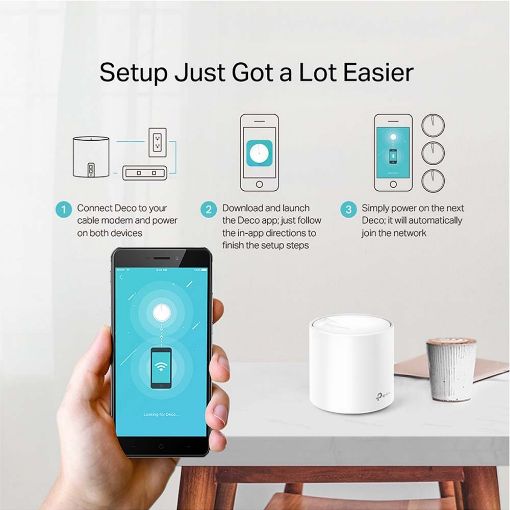 Εικόνα της Access Point TP-Link Deco X20 v3 Whole Home Mesh Wi-Fi 6 System AX1800 (1 pack)