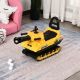 Εικόνα της HomCom - Παιδικό Tank με Πυροβόλο Μπάλα και Αποθηκευτικό Χώρο, Ride On Toys, Κίτρινο 370-122