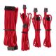 Εικόνα της Corsair Premium Sleeved PSU Cables Starter Kit Type-4 Gen4 Red CP-8920216
