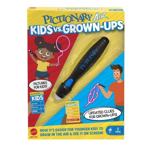 Εικόνα της Mattel - Pictionary Air, Μικροί Εναντίων Μεγάλων GYH81