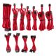 Εικόνα της Corsair Premium Sleeved PSU Cables Starter Kit Type-4 Gen4 Red CP-8920223