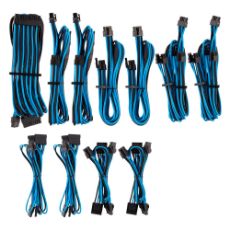 Εικόνα της Corsair Premium Sleeved PSU Cables Starter Kit Type-4 Gen4 Blue/Black CP-8920228