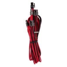 Εικόνα της Corsair Premium Sleeved Dual PCIe Cable Type-4 Gen4 Red/Black CP-8920254