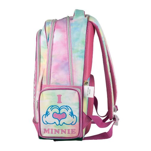 Εικόνα της Gim - Τσάντα Δημοτικού Οβάλ Minnie Nature 340-44031