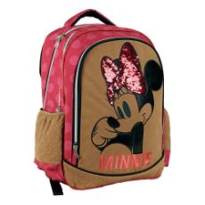 Εικόνα της Gim - Τσάντα Δημοτικού Οβάλ Minnie Suede 340-47031