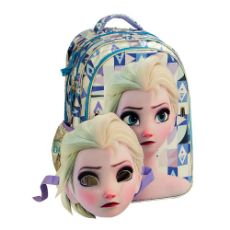 Εικόνα της Gim - Τσάντα Δημοτικού Οβάλ Frozen Elsa 341-66031