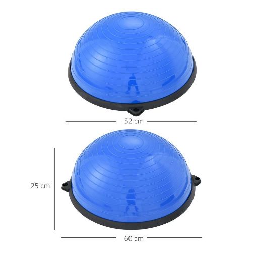 Εικόνα της HomCom Μπάλα Ισορροπίας με Λάστιχα και Αντλία Αέρος 52 cm A94-001