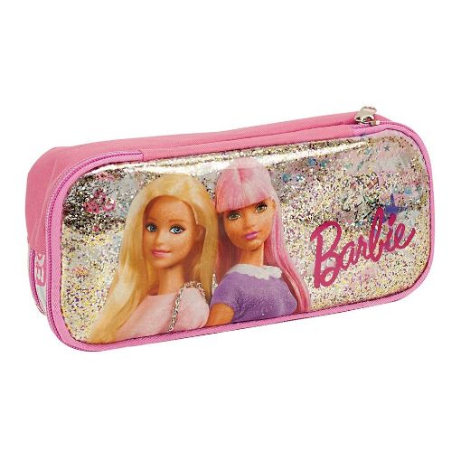 Εικόνα της Gim - Κασετινάκι Οβάλ Barbie Girl Power 349-69144