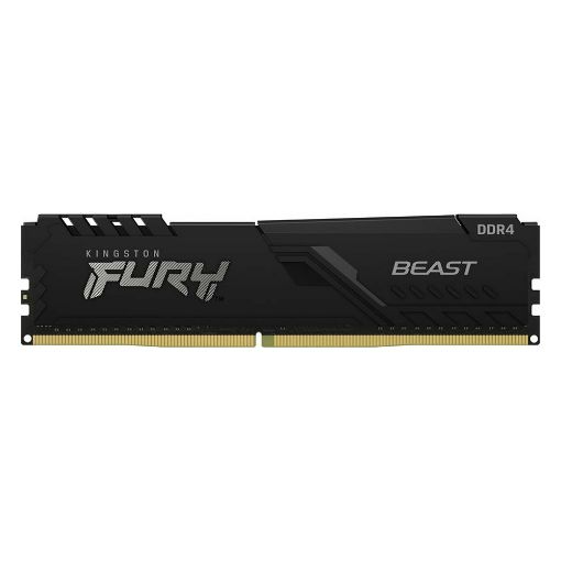 Εικόνα της Ram Kingston Fury Beast 8GB DDR4-2666MHz CL16 KF426C16BB/8 Black