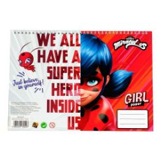 Εικόνα της Gim - Μπλοκ Ζωγραφικής Ladybug 23X33 cm 40φ. + Stickers 346-05416