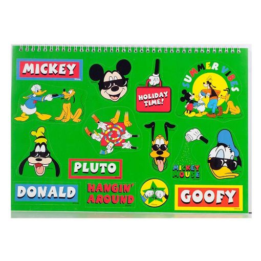 Εικόνα της Gim - Μπλοκ Ζωγραφικής Mickey 23X33 cm 40φ. + Stickers 340-83416