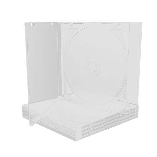 Εικόνα της MediaRange CD Jewelcase for 2 Discs 10.4mm Transparent Tray BOX23-T
