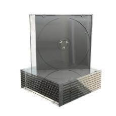 Εικόνα της MediaRange CD Slimcase for 1 Disc 5.2mm (machine packing grade) Black Tray BOX21-M