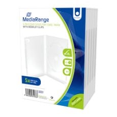 Εικόνα της MediaRange DVD Case for 1 Disc 14mm Transparent (5 Pack) BOX30-T