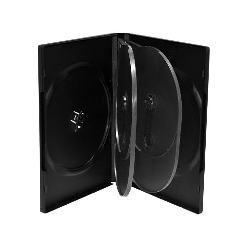 Εικόνα της MediaRange DVD Case for 5 Discs 22mm Black (5 Pack) BOX35-5