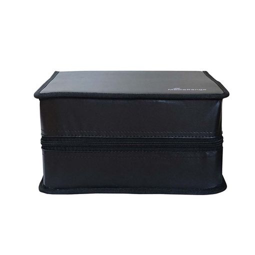 Εικόνα της MediaRange Media Storage Wallet for 500 Discs, Synthetic Leather, Black BOX96