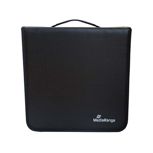 Εικόνα της MediaRange Media Storage Wallet for 500 Discs, Synthetic Leather, Black BOX96