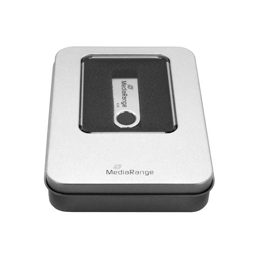 Εικόνα της MediaRange Aluminum Storage Box for USB Flash Drives Silver BOX901