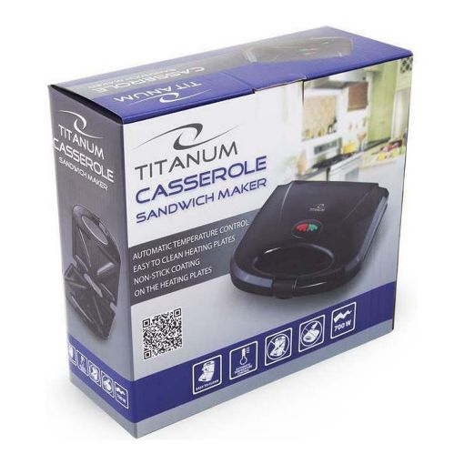 Εικόνα της Esperanza Titanum Casserole Τοστιέρα 750W TKT002K