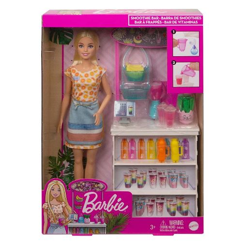Εικόνα της Barbie - Wellness Smoothie Bar Playset with Blonde Doll GRN75