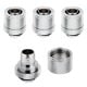 Εικόνα της Compression Fitting Corsair Hydro X XF Soft Straight (10/13mm) Chrome 4-Pack CX-9051001-WW