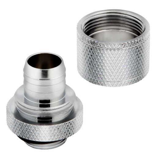 Εικόνα της Compression Fitting Corsair Hydro X XF Soft Straight (10/13mm) Chrome 4-Pack CX-9051001-WW