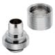 Εικόνα της Compression Fitting Corsair Hydro X XF Soft Straight (10/13mm) Chrome 4-Pack CX-9051001-WW