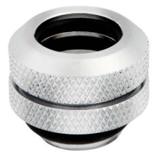 Εικόνα της Compression Fitting Corsair Hydro X XF Hard Straight (12mm OD) Chrome 4-Pack CX-9052000-WW