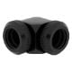 Εικόνα της Compression Fitting Corsair Hydro X XF Hard 90° Angled (12mm OD) Black 2-Pack CX-9052022-WW