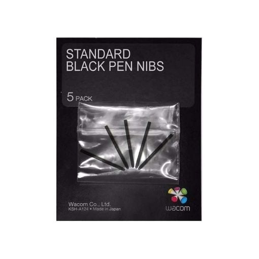 Εικόνα της Wacom Pen Nibs 5-Pack Black ACK-20001