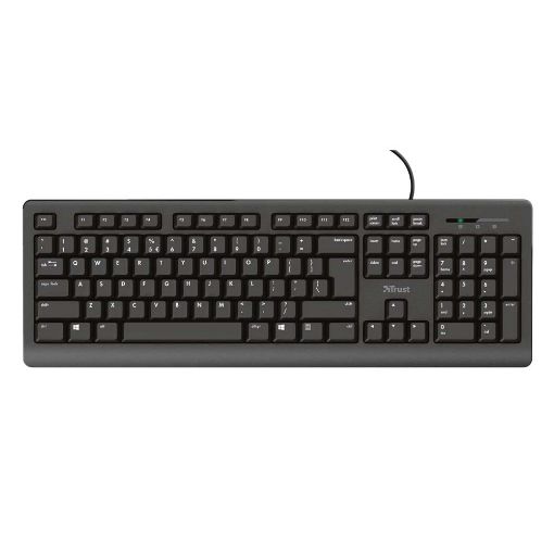 Εικόνα της Πληκτρολόγιο Trust Primo Black GR 24148