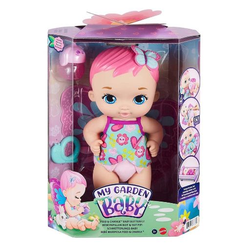 Εικόνα της Mattel - My Garden Baby, Μωράκι Για Φαγητό Ροζ Μαλλιά GYP10