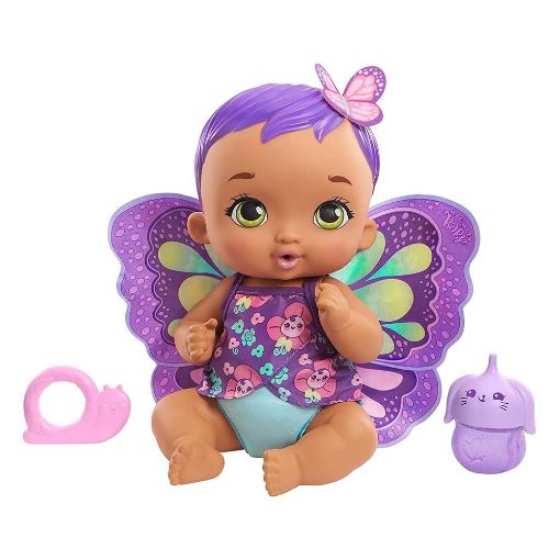 Εικόνα της Mattel - My Garden Baby, Μωράκι Για Φαγητό Μωβ Μαλλιά GYP11