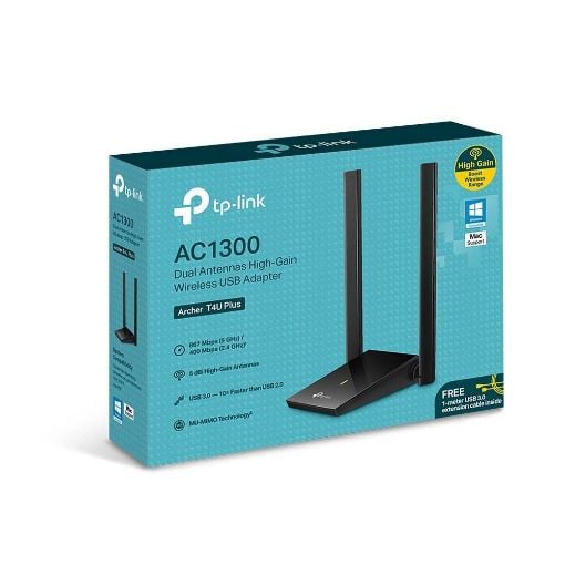 Εικόνα της WiFi USB Adapter Tp-Link Archer T4U Plus v1 Dual Band AC1300