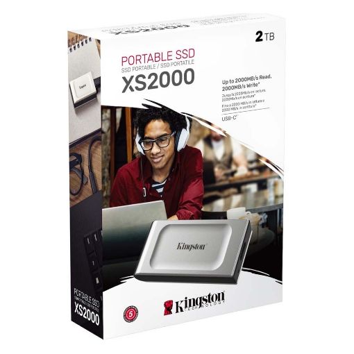 Εικόνα της Εξωτερικός SSD Δίσκος Kingston XS2000 2TB USB 3.2 Silver SXS2000/2000G