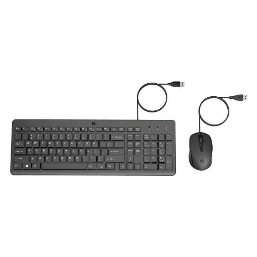 Εικόνα της Πληκτρολόγιο-Ποντίκι HP 150 Wired Black US 240J7AA