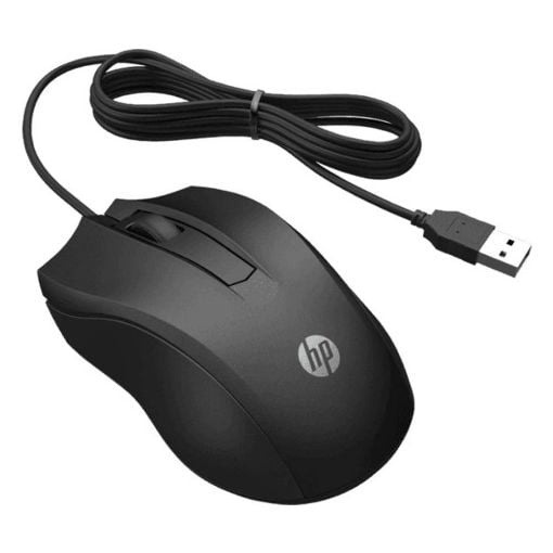 Εικόνα της Ποντίκι HP 100 Wired Black 6VY96AA