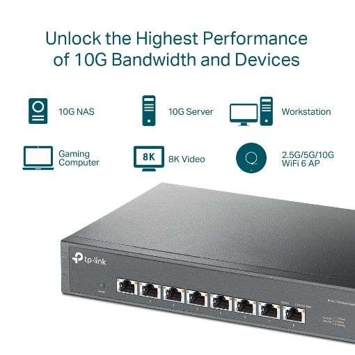 Εικόνα της Switch Tp-Link TL-SX1008 v1 8-ports 10G
