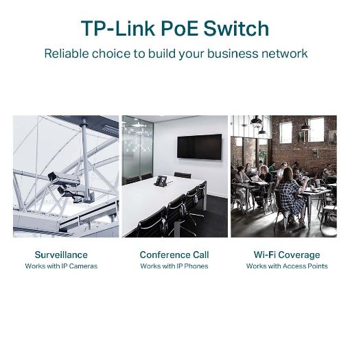 Εικόνα της Switch Tp-Link Easy Managed TL-SG1218MPE v1 16-ports 10/100/1000Mbps PoE+ 2 10/100/1000Mbps 2 SFP