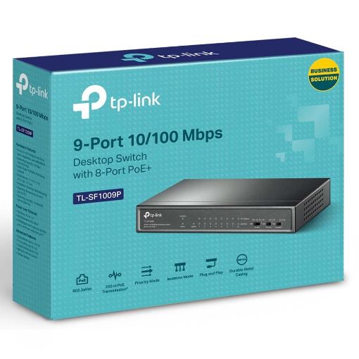 Εικόνα της Switch Tp-Link TL-SF1009P v1 8-port PoE+ 1-port 10/100Mbps