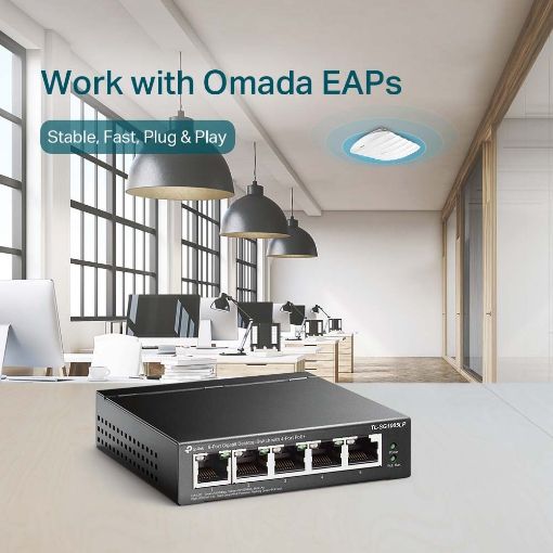Εικόνα της Switch Tp-Link TL-SG1005LP v1 4-port PoE+ 1-port 10/100/1000Mbps