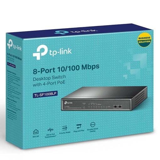 Εικόνα της Switch Tp-Link TL-SF1008LP 4-port PoE+ 4-port 10/100Mbps