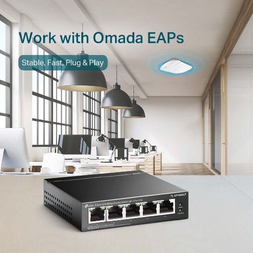 Εικόνα της Switch Tp-Link TL-SF1005LP 4-port PoE+ 1-port 10/100Mbps