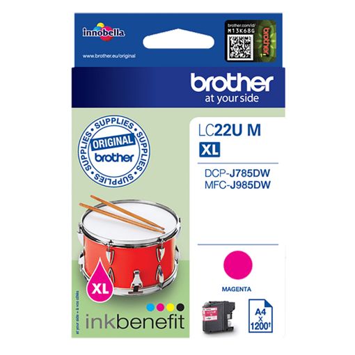 Εικόνα της Μελάνι Brother LC-22UM Magenta