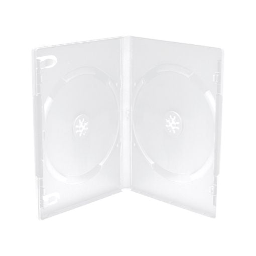 Εικόνα της MediaRange DVD Case for 2 Discs 14mm machine packing grade Frosted/Transparent BOX26-M